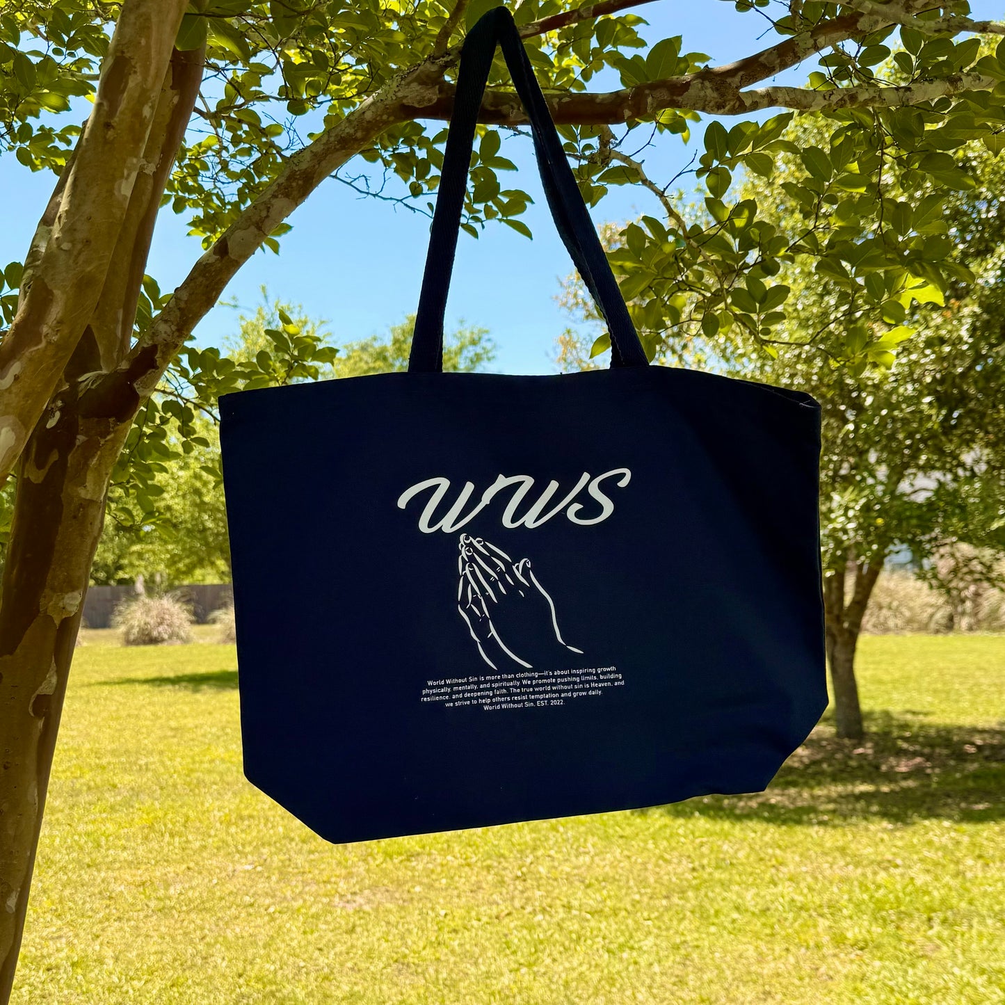 World Without Sin Tote Bag