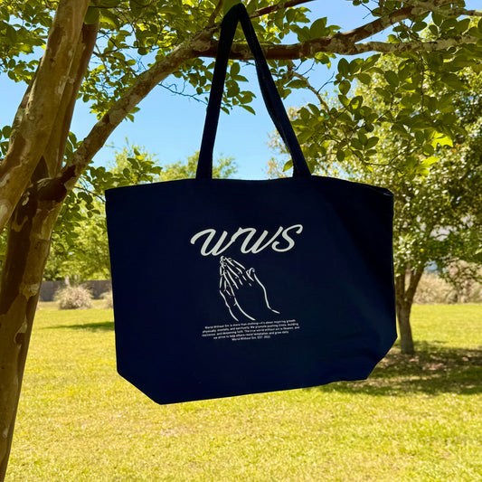 World Without Sin Tote Bag